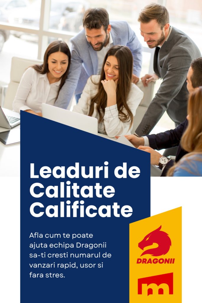 Echipa leadership Mesagerie.com generează leaduri calitative rapid; profesioniști colaborează vesel în birou modern.